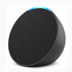 Smart Speaker Bluetooth Amazon Echo Pop Preto com Alexa - ECHOPOP