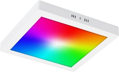 Kit com 3 Painel LED SMART RGBW Sobrepor Quadrado - comprar online