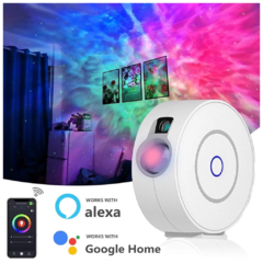 Projetor Galaxia Compatível Com Alexa E Google - ESFERAZUL DIGITAL