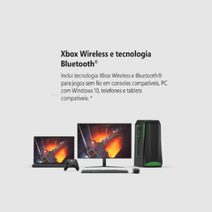 Controle Shock Blue Xbox Sem Fio Compatível Com Pc, Android E Xbox Em Geral