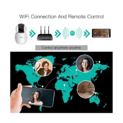 Câmera Smart Home Wifi Tuya Fullhd 360 Graus Com Função de babá eletrônica na internet