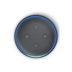 Smart Speaker Amazon Alexa Echo Dot 3 Preta Em Português - comprar online