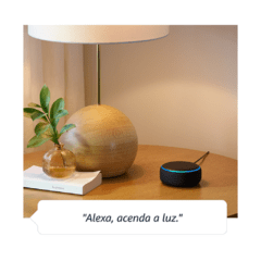 Smart Speaker Amazon Alexa Echo Dot 3 Preta Em Português - loja online