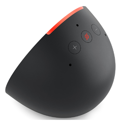 Smart Speaker Bluetooth  Echo Pop Preto com Alexa - ECHOPOP
