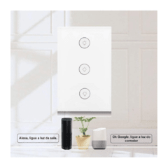 Interruptor Smart Home Wifi Para Até 3 Lampadas - comprar online