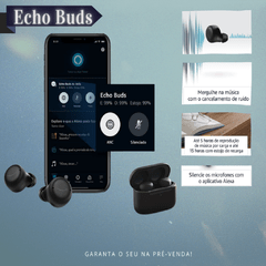 Novo Echo Buds 2ª Geração Fone Sem Fio com Cancelamento de Ruído Com Alexa - ESFERAZUL DIGITAL