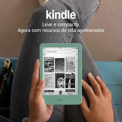 Kindle 16gb 2024 Luz Ajustável Bateria Com Longa Duração Cor Verde na internet