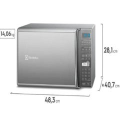 Micro-ondas Electrolux Ms37r Prata 27l 127v na internet