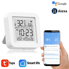 Sensor Wifi de Temperatura e Umidade Compativel com Alexa e Google - comprar online