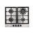 cooktop a gás - 4 queimadores - inox - 60cm - bivolt - evol