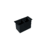 porta talheres com divisória black - preto fosco - 7,4 cm - xteel
