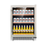 frigobar professionale beverage cooler sub-zero - 145 litros - porta de vidro e inox - 60cm - 220v - elanto