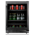 frigobar nero argento beverage cooler sub-zero (ab. direita) - 145 litros -porta preta acetinada e vidro - 60cm - 220v - elanto