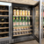 frigobar professionale beverage cooler sub-zero - 145 litros - porta de vidro e inox - 60cm - 220v - elanto - UD House