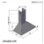 coifa de parede aria pyramid 70 - inox - 70cm - 220v - crissair - loja online