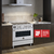 fogão professional - mesa indução 5 zonas - forno elétrico 108l - inox - 90 cm - 220v - bertazzoni - loja online