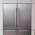 refrigerador de embutir master - bottom freezer - 596 litros - inox - 90 cm - abertura p/ direita - 220v - bertazzoni