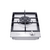 cooktop dominó a gás siena - 1 queimador tripla chama - inox - 29 cm - bivolt - evol - comprar online