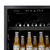 Imagem do frigobar nero argento beverage cooler sub-zero - 425 litros - porta preta acetinada e vidro - 60cm - 220v - elanto