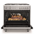 fogão pro 5q - forno a gás 142l - inox - 90cm - 220v - bertazzoni - loja online