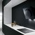 coifa de parede mini on black - vidro - 55 cm - 220v elica - UD House