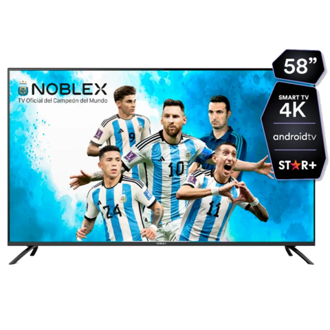 Smart Tv Noblex 58'' 4K UHD c/ Android Tv AC//5