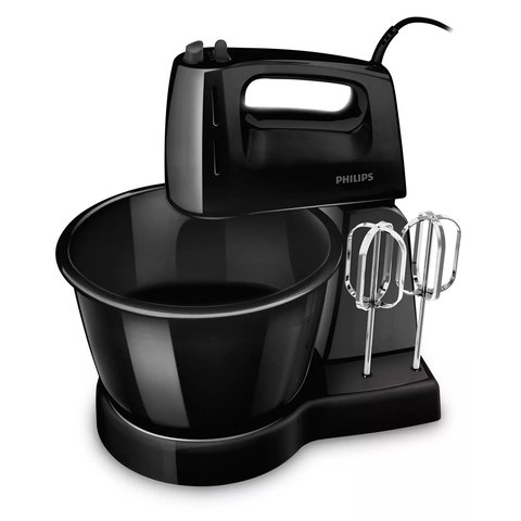 Batidora de Mano Philips 250W c/Bowl 3.9Lt Negra A//5