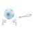 Auricular In Ear Eurosound Futbol Blanco/Azul c/Bluetooth AC/1 - comprar online