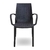 Sillón Quality Plastic Melody c/Apoya Brazo Negro A//4 - comprar online