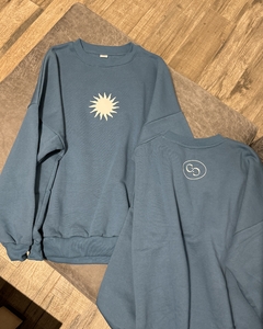 OVERSIZE SUN BLUE