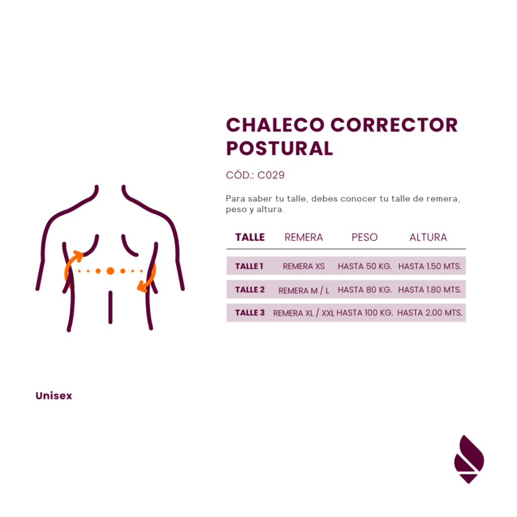 Chaleco Corrector Postural Deportivo Espalda Unisex C029, NG Import