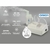 Nebulizador Omron Ne-C801ar + Aerocámara pediátrica o neonatal Silfab PA06-07