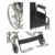 Silla de ruedas standar con apoya brazos y pedalera desmontable > para alquiler en internet