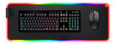 Mouse Pad Gamer Led Rgb Xxl 800x300x 4mm Retroiluminado Color Negro en internet
