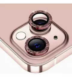 Protector de cámara con glitter iPhone
