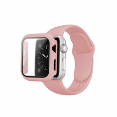 Malla Silicona Soft + Case Protector Para Apple Watch - comprar online