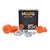 KIT AMORTECEDOR MOOG BARRIL E ARRUELA 85 A- LARANJA