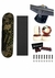 KIT SKATE SHAPE MARFIM 8.0 BLACK SHEEP/TRUCK 139 FUNLIGHT/ROLAMENTO BLACKE SHEEP BLACK/RODA BLACK SHEEP 54MM