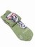 MEIA GNARLY CANO ALTO VERDE CAVEIRA - comprar online