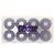 KIT ROLAMENTO SKATE CHAZE ROXO- ABEC 9