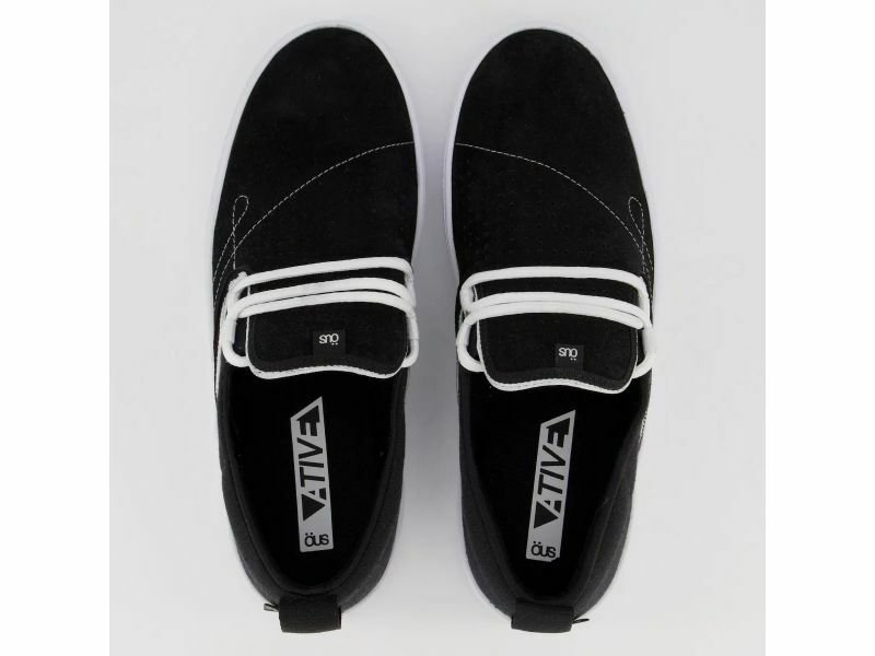 TENIS OUS CULT 2 PRETO BRANCO ESSENCIAL