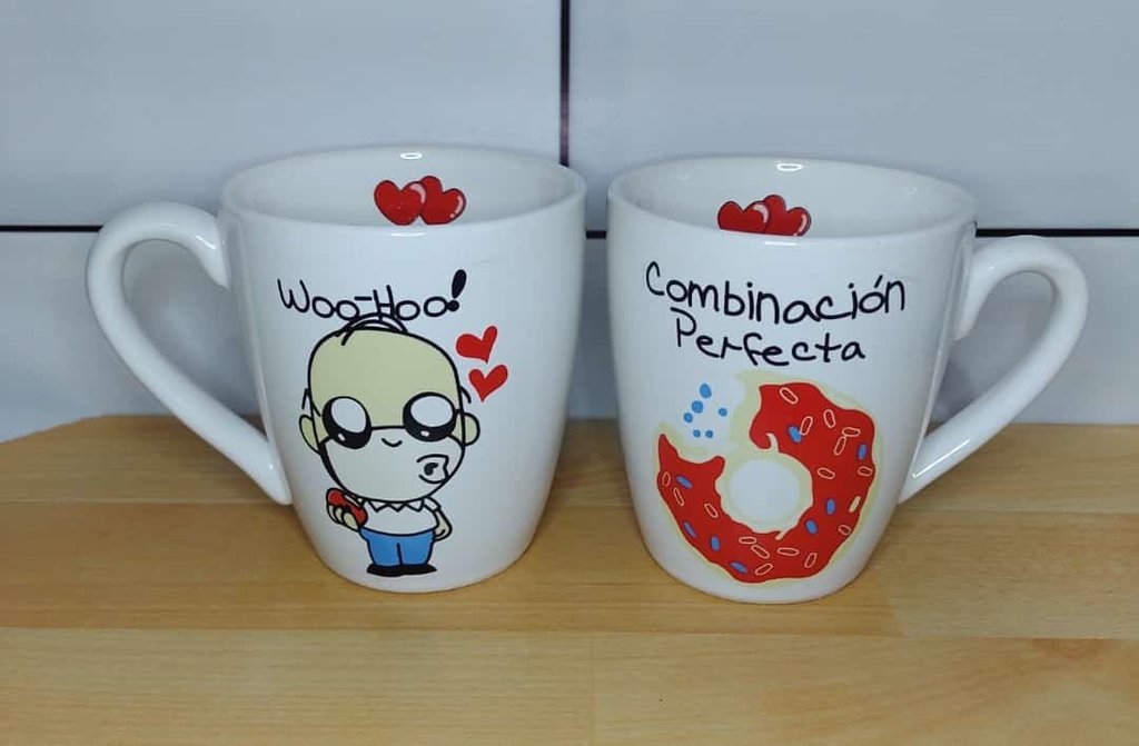 TAZA ENAMORADOS - SAN VALENTIN- PAREJAS- NOVIOS- ANIVERSARIOS