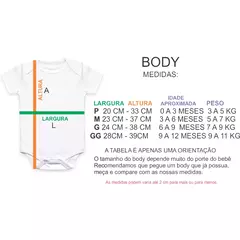 Body infantil frase bisa prepare o colinho pois estou a caminho - comprar online