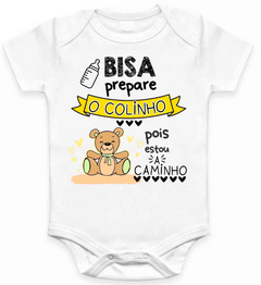 Body infantil frase bisa prepare o colinho pois estou a caminho