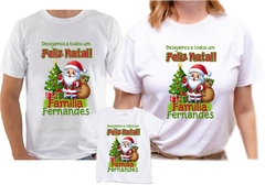 Camisas personalizadas desejamos a todos um feliz natal