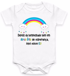 Body infantil arco-íris de esperança