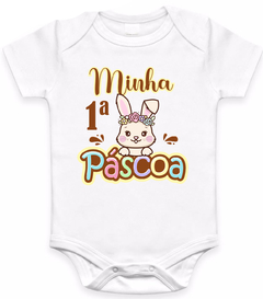 Body infantil minha primeira páscoa coelhinho ou coelhinha na internet