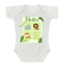 Body infantil personalizado tema safari 01