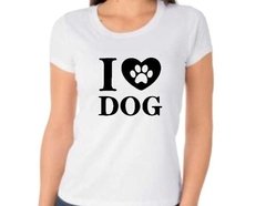 Camisa I Love Dog