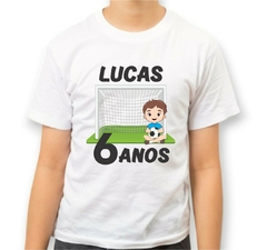 Camisa Infantil Futebol com Nome e Idade